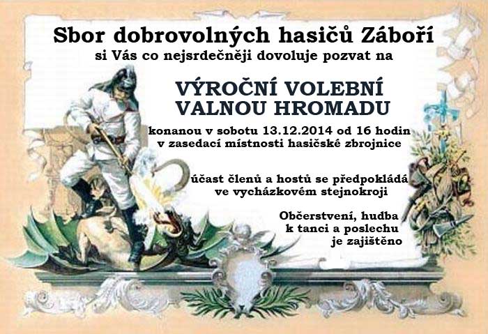 Výroční volební valná hromada 2014