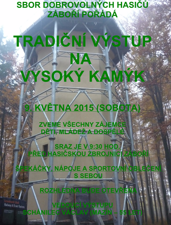 Tradiční výstup na Vysoký Kamýk