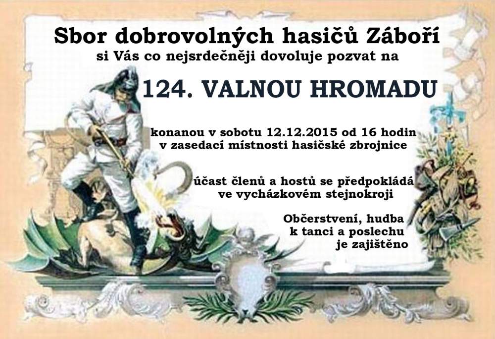 Valná hromada 2015