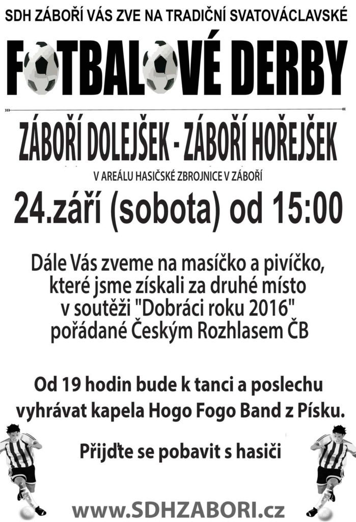 TRADIČNÍ SVATOVÁCLAVSKÉ FOTBALOVÉ DERBY 2016