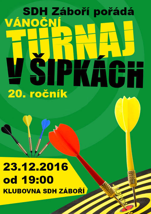 Vánoční turnaj v šipkách