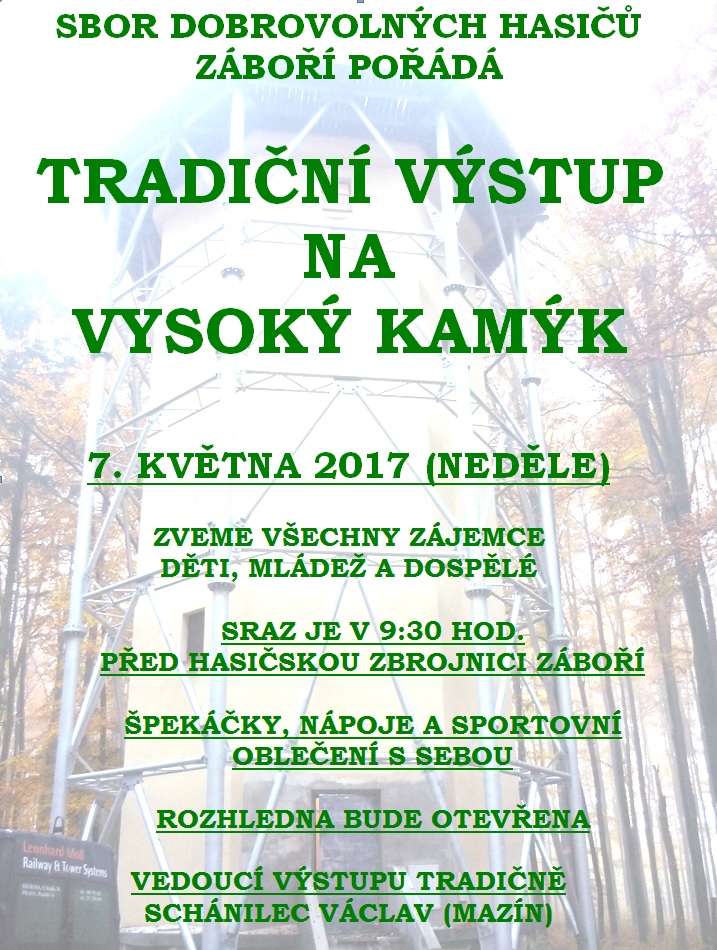 TRADIČNÍ VÝSTUP NA VYSOKÝ KAMÝK 2017