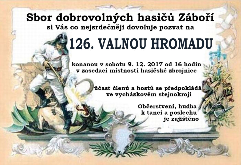 Valná hromada 2017