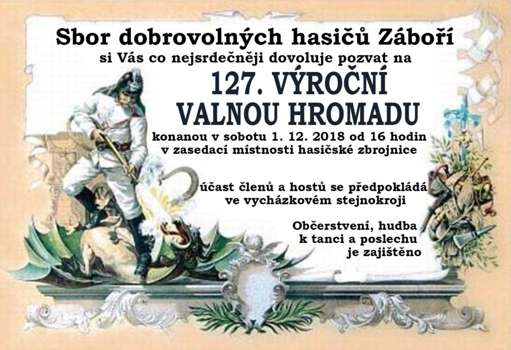 Výroční valná hromada 2018