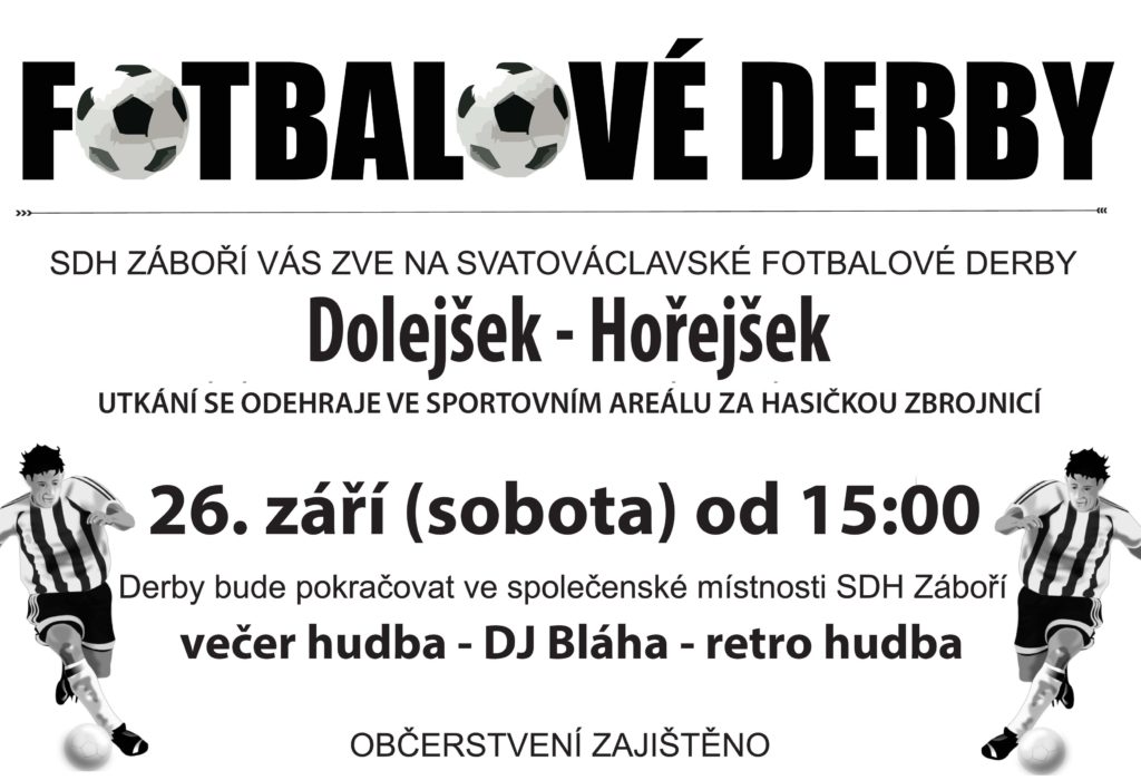 TRADIČNÍ SVATOVÁCLAVSKÉ FOTBALOVÉ DERBY 2020