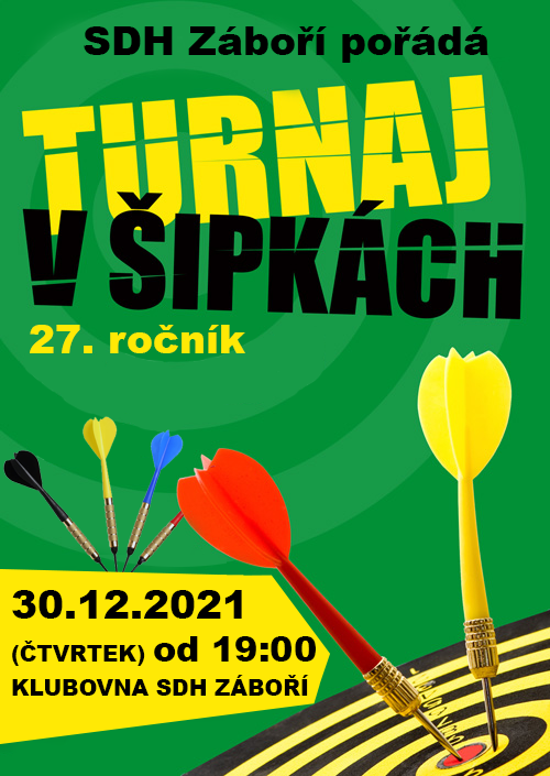 Turnaj v šipkách 2021