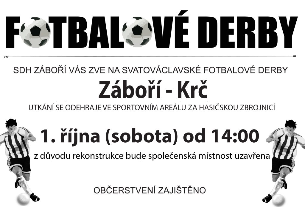TRADIČNÍ SVATOVÁCLAVSKÉ FOTBALOVÉ DERBY 2022