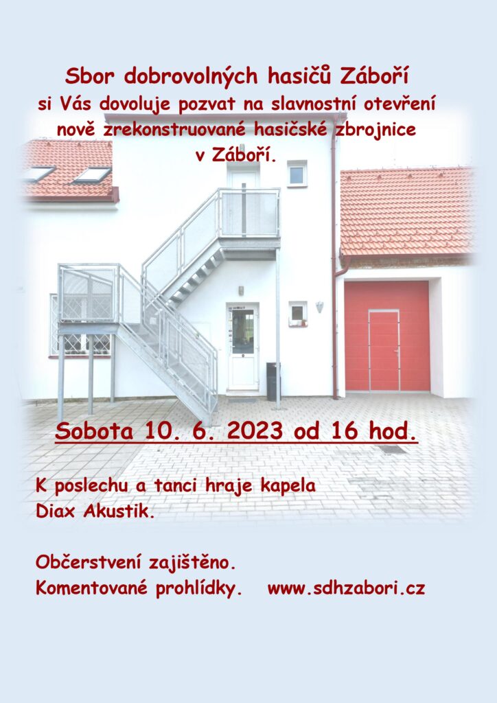 Slavnostní otevření zrekonstruované zbrojnice