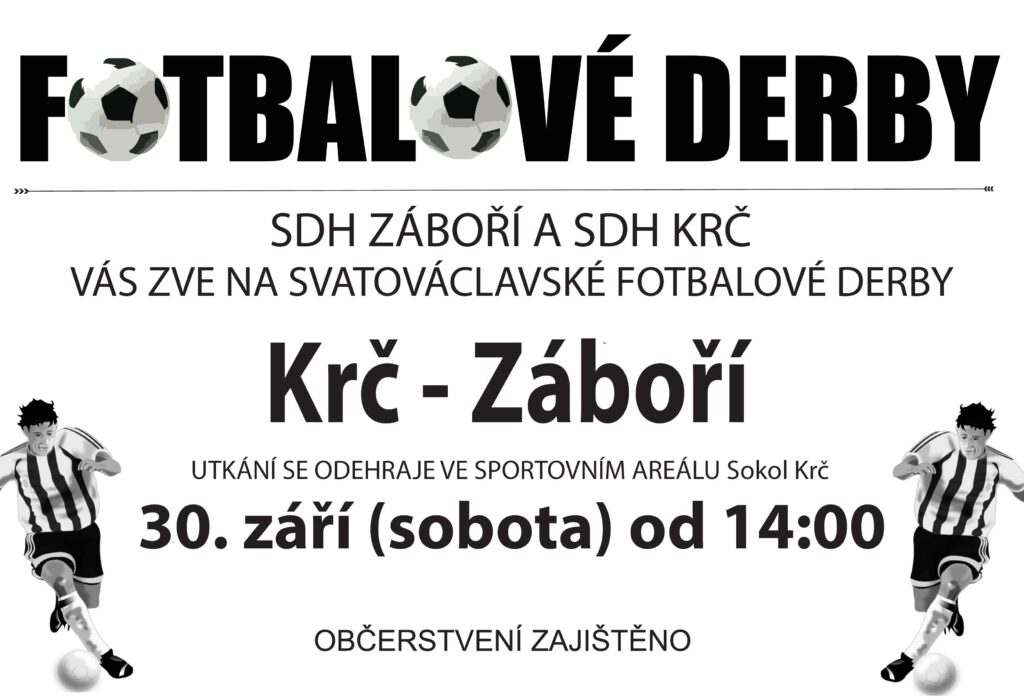 TRADIČNÍ SVATOVÁCLAVSKÉ FOTBALOVÉ DERBY 2023