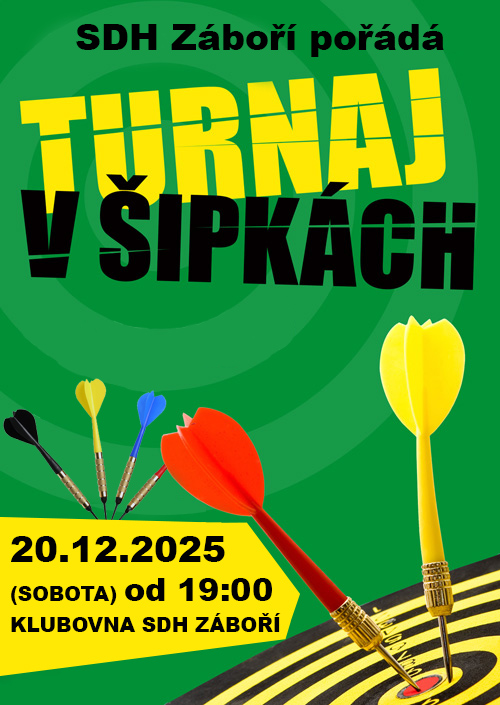 Vánoční turnaj v šipkách 2025